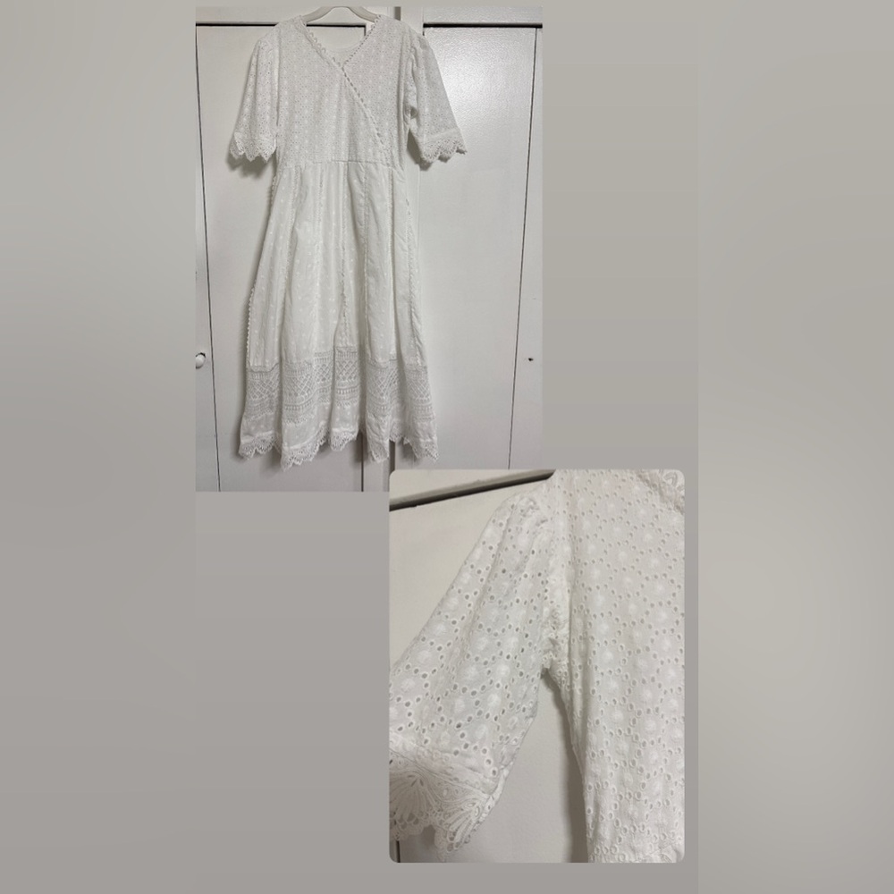 Pakistani designer inspired dress.